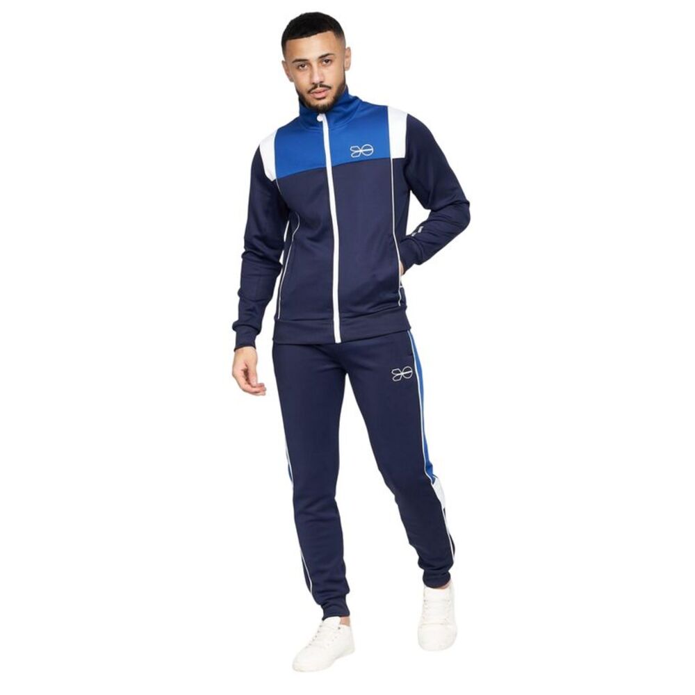 Crosshatch Mens Chinooks Tracksuit / Navy/Blue